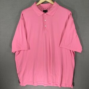 WALTER HAGEN COLLECTION Mens Pink Polo Shirt XXL Golf Casual Short Sleeve